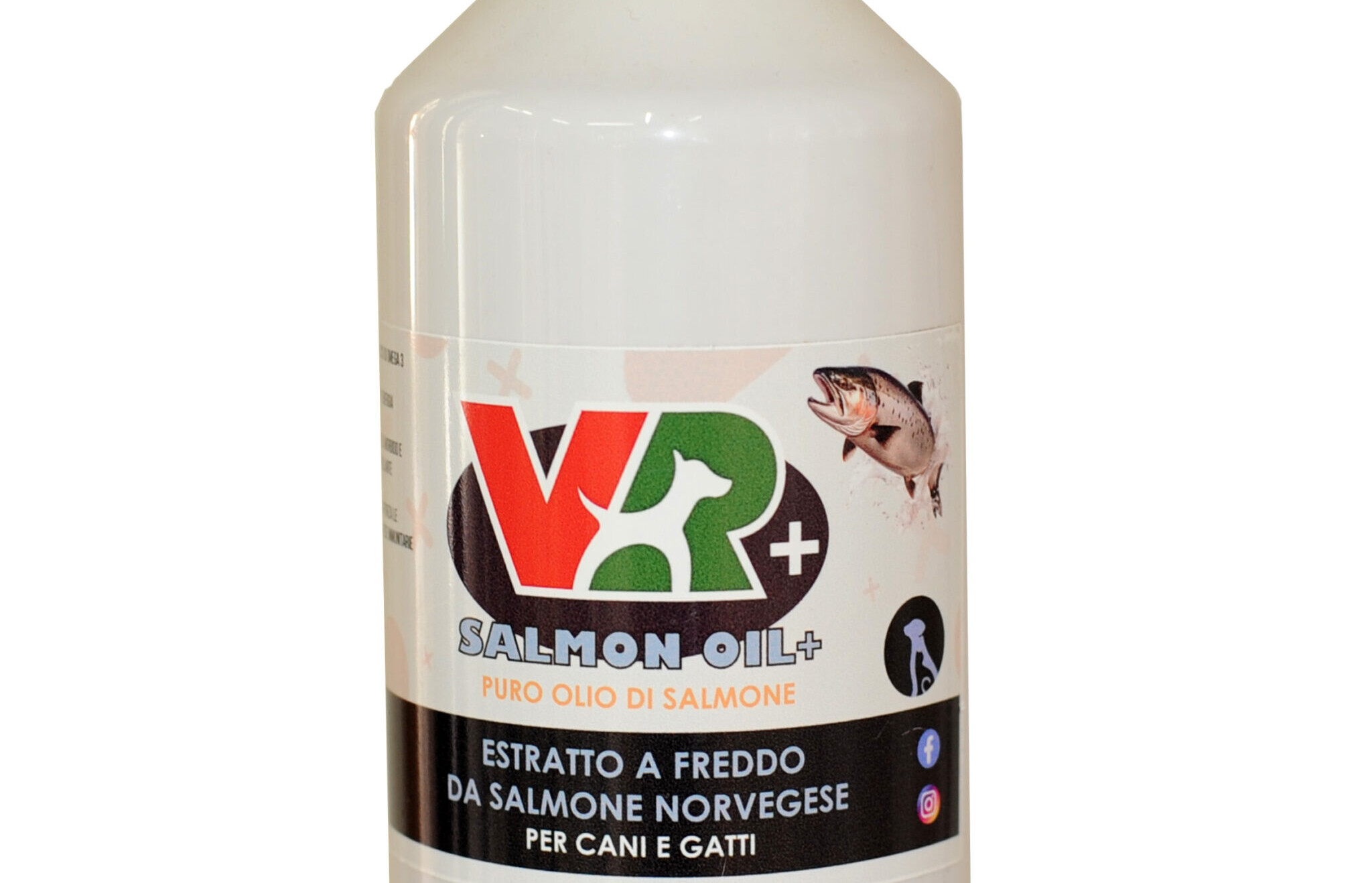 SALMON OIL+ - Estratto a freddo di salmone Norvegese per cani e gatti